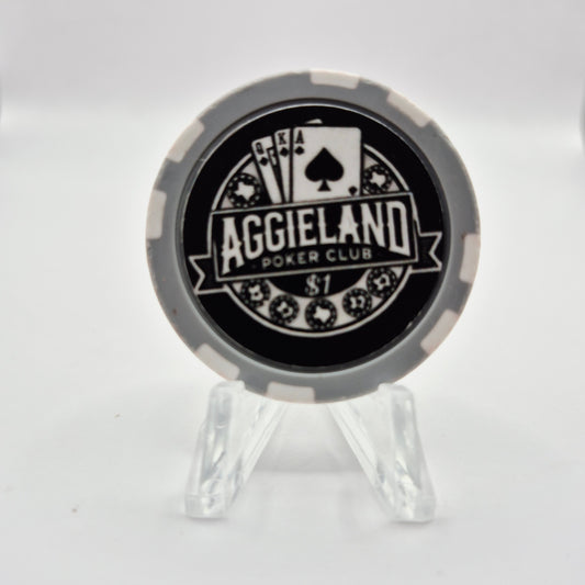 Aggieland Poker Club College Station Texas 2025 $1 Casino Chip