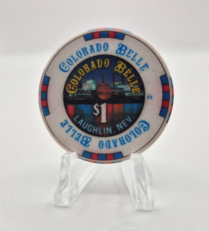 Colorado Belle Resort Casino Laughlin Nevada 2010 $1 Casino Chip D0012