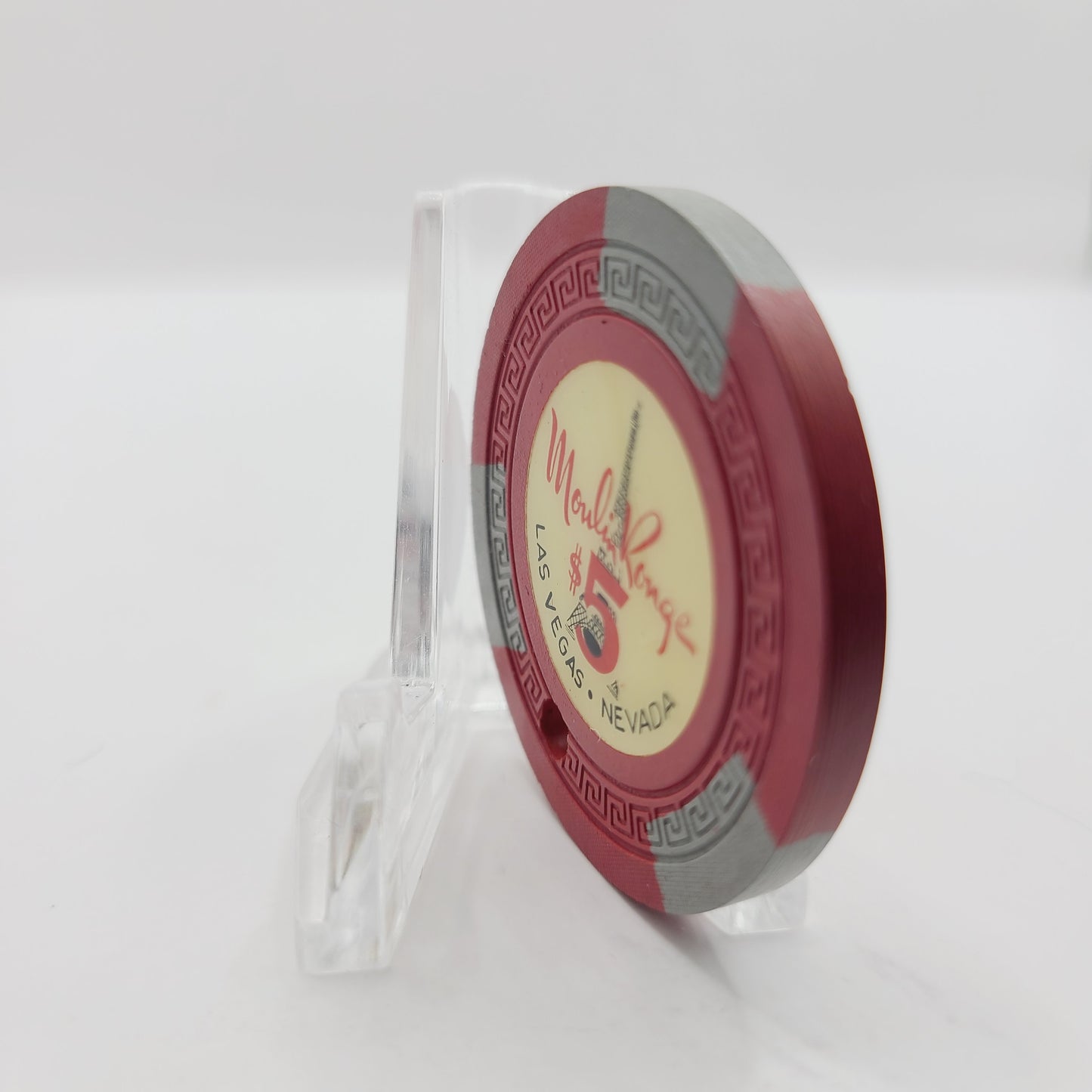 Moulin Rouge Casino Las Vegas Nevada 1955 $5 Casino Chip N1943.C