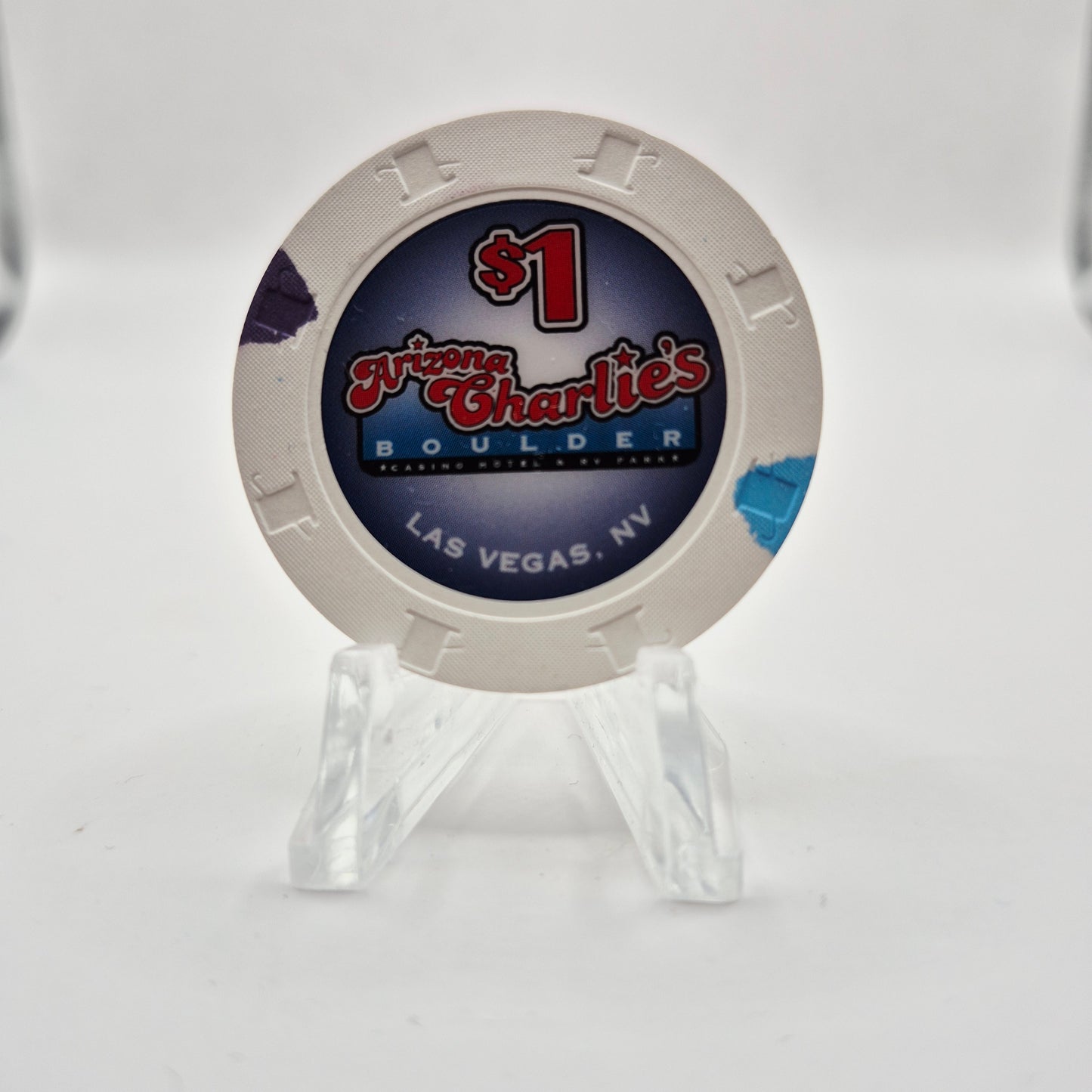 Arizona Charlie's "Boulder East" Las Vegas Nevada 2006 $1 Casino Chip E6191
