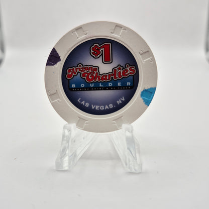 Arizona Charlie's "Boulder East" Las Vegas Nevada 2006 $1 Casino Chip E6191