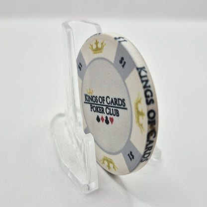 Kings of Cards Poker Club Houston Texas 2021 $1 Casino Chip