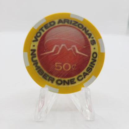 Cliff Castle Casino Hotel Camp Verde Arizona 2012 $.50  Casino Chip