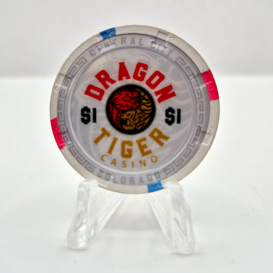 Dragon Tiger Casino Central City Colorado $1 Casino Chip