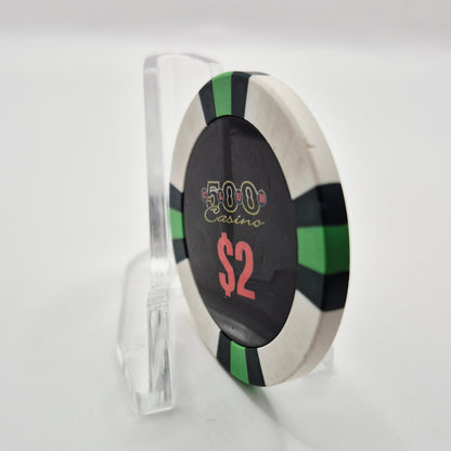 500 Club Casino Clovis California $2 Casino Chip