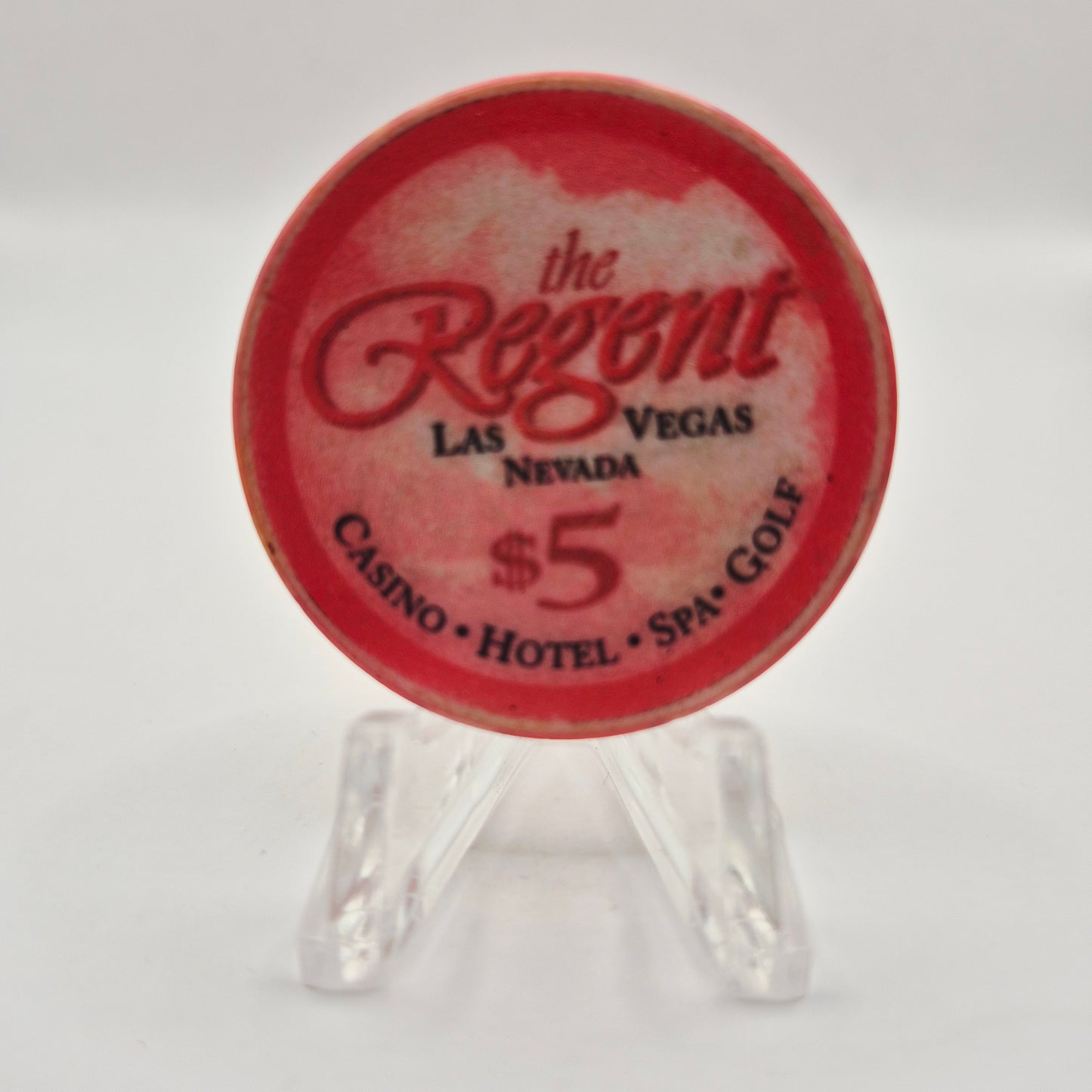 The Regent Hotel Casino Las Vegas Nevada 2000 $5 Casino Chip V6731