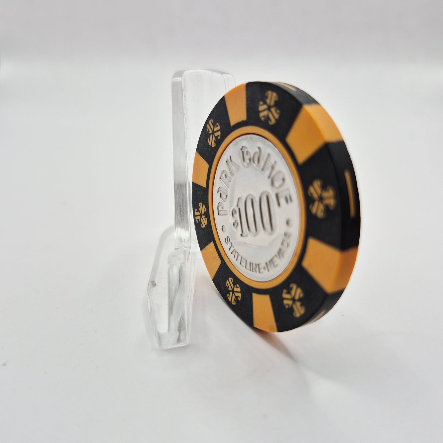 Park Tahoe Hotel Casino Stateline Nevada 1990's $100 Casino Chip N5448.S