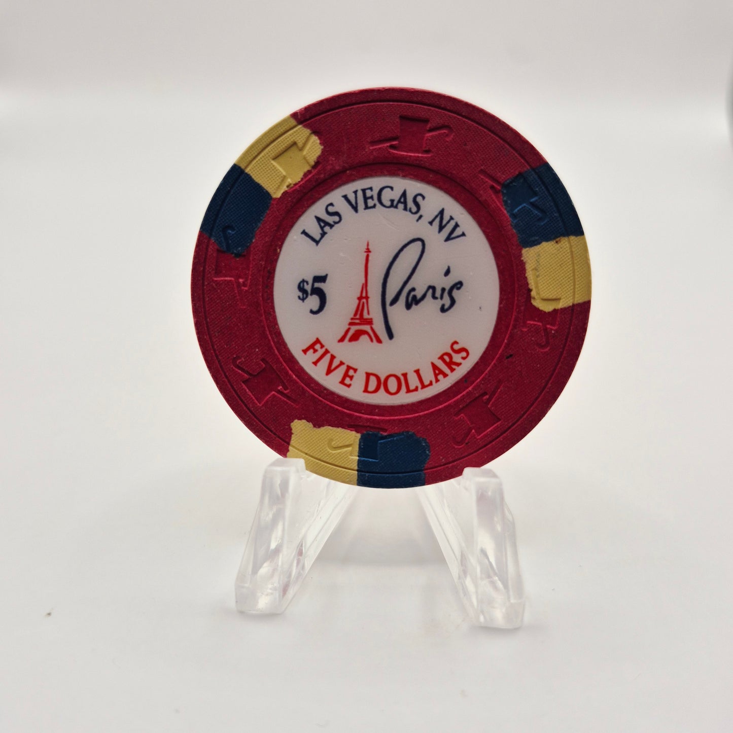 Paris Hotel Casino Las Vegas Nevada 2012 $5 Casino Chip D0834