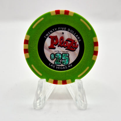 Plaza Hotel Casino Las Vegas Nevada 2026 $25 Casino Chip D3999