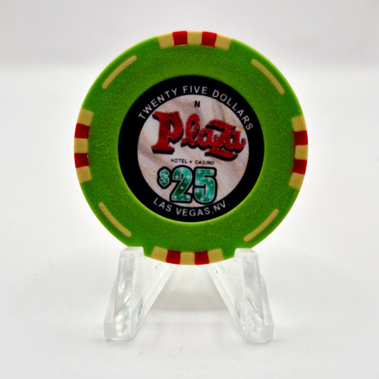 Plaza Hotel Casino Las Vegas Nevada 2026 $25 Casino Chip D3999