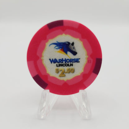 WarHorse Hotel Casino Lincoln Nebraska 2024 $2.50 Casino Chip