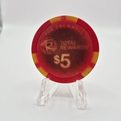 The Cromwell Las Vegas Nevada 2014 $5 Casino Chip D1431 *Circulated