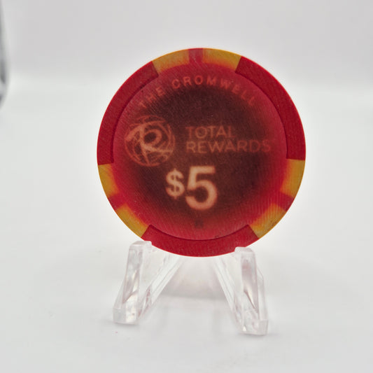 The Cromwell Las Vegas Nevada 2014 $5 Casino Chip D1431 *Circulated