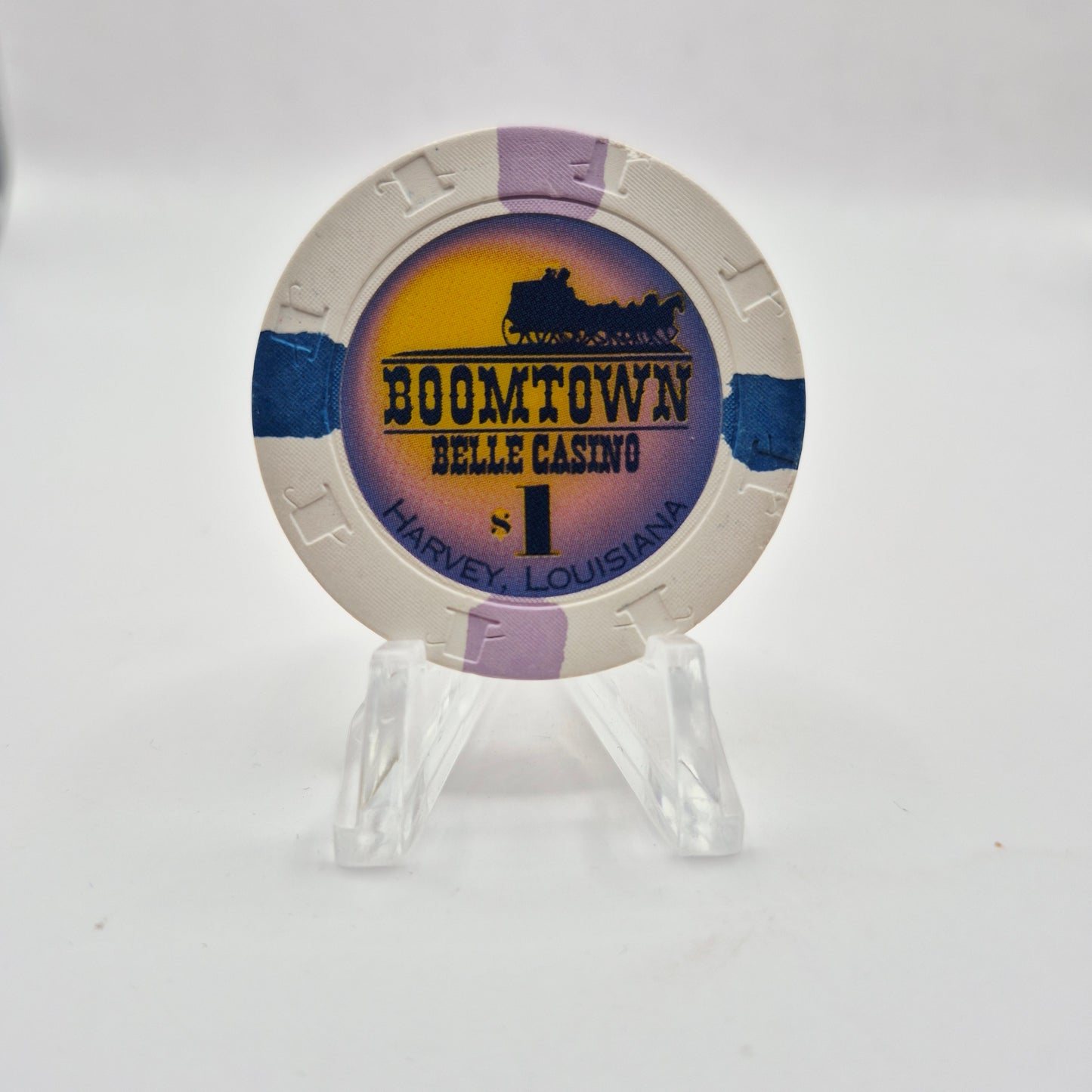 Boomtown Belle Riverboat Casino Harvey Louisiana $1 Casino Chip