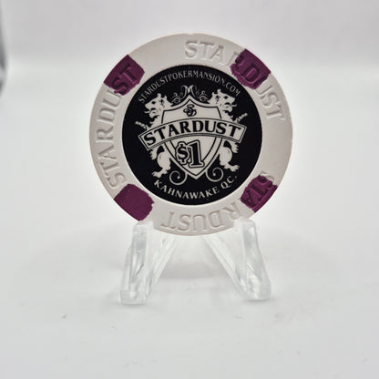 Stardust Poker Mansion Kanhawake Quebec Canada 2012 $1 Casino Chip