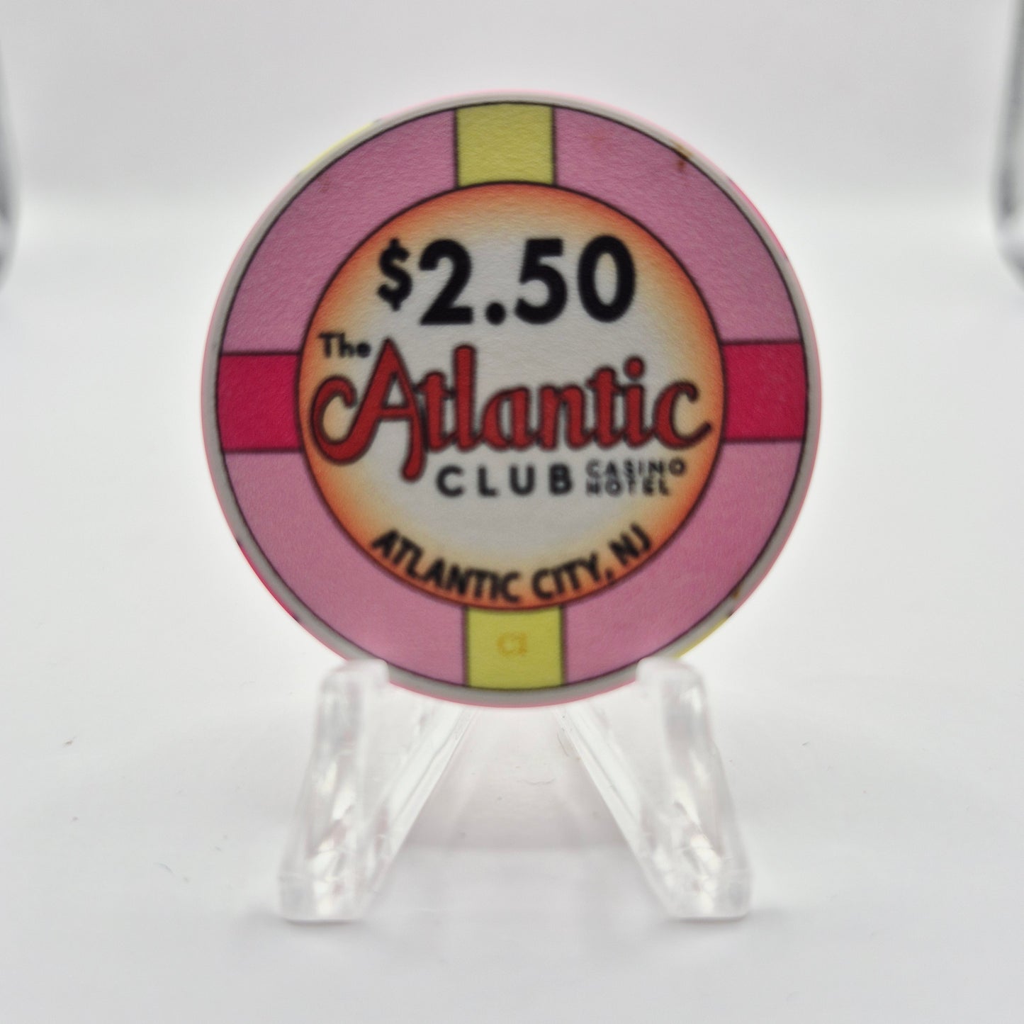 The Atlantic Club Casino Hotel Atlantic City New Jersey 2012 $2.50 Casino Chip