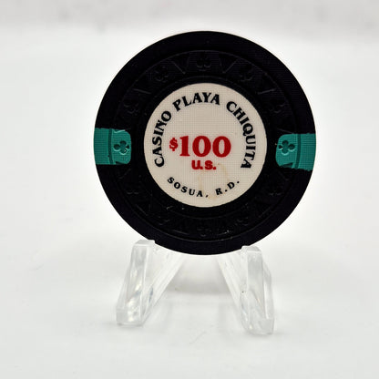 Casino Playa Chiquita Casino Sosua Dominican Republica $100 Casino Chip CG210916