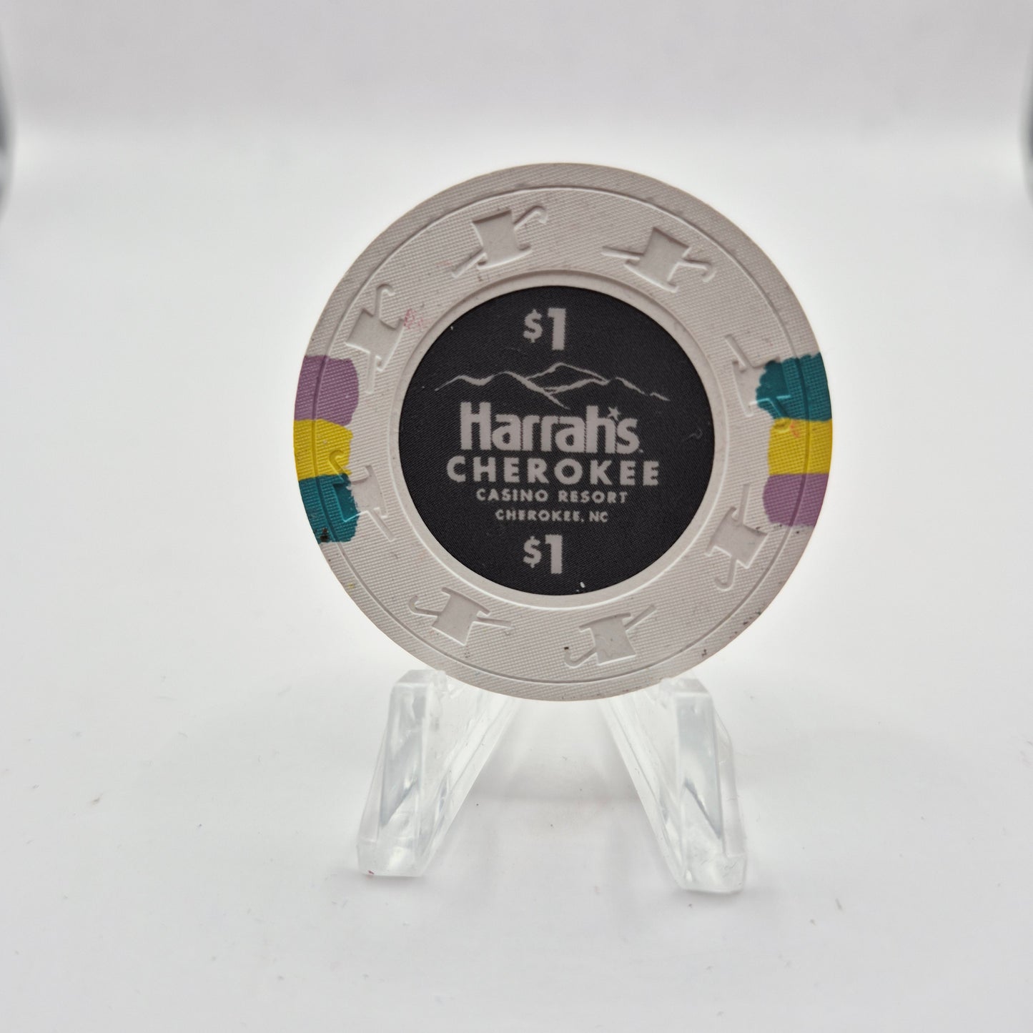 Harrah's Casino Cherokee North Carolina 2012 $1 Casino Chip