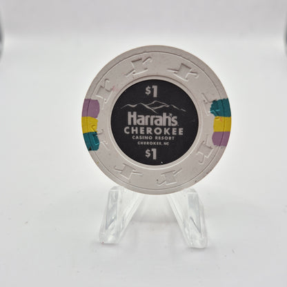 Harrah's Casino Cherokee North Carolina 2012 $1 Casino Chip