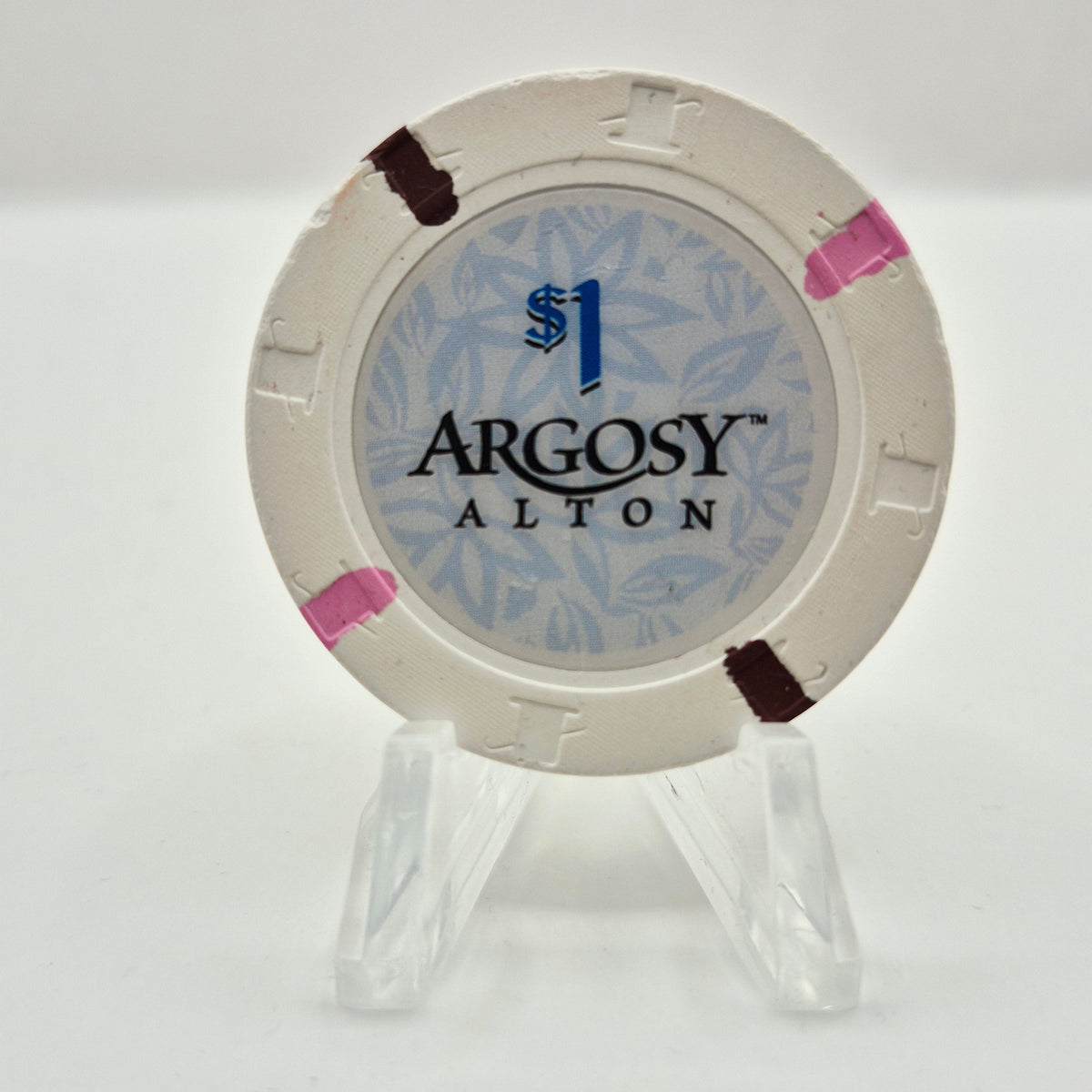 Argosy Riverboat Casino Alton Illinois 2009 $1 Casino Chip *Circulated