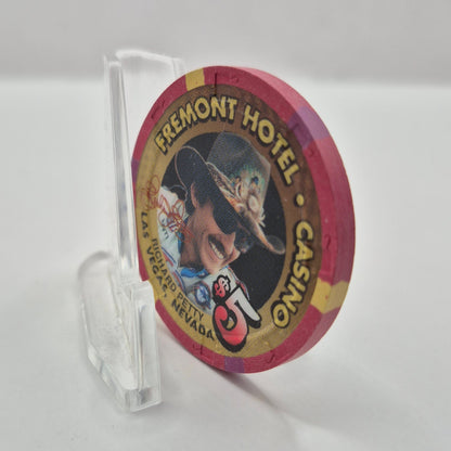 Fremont Hotel Casino Las Vegas Nevada 1999 $5 'Richard Petty' Casino Chip V2559