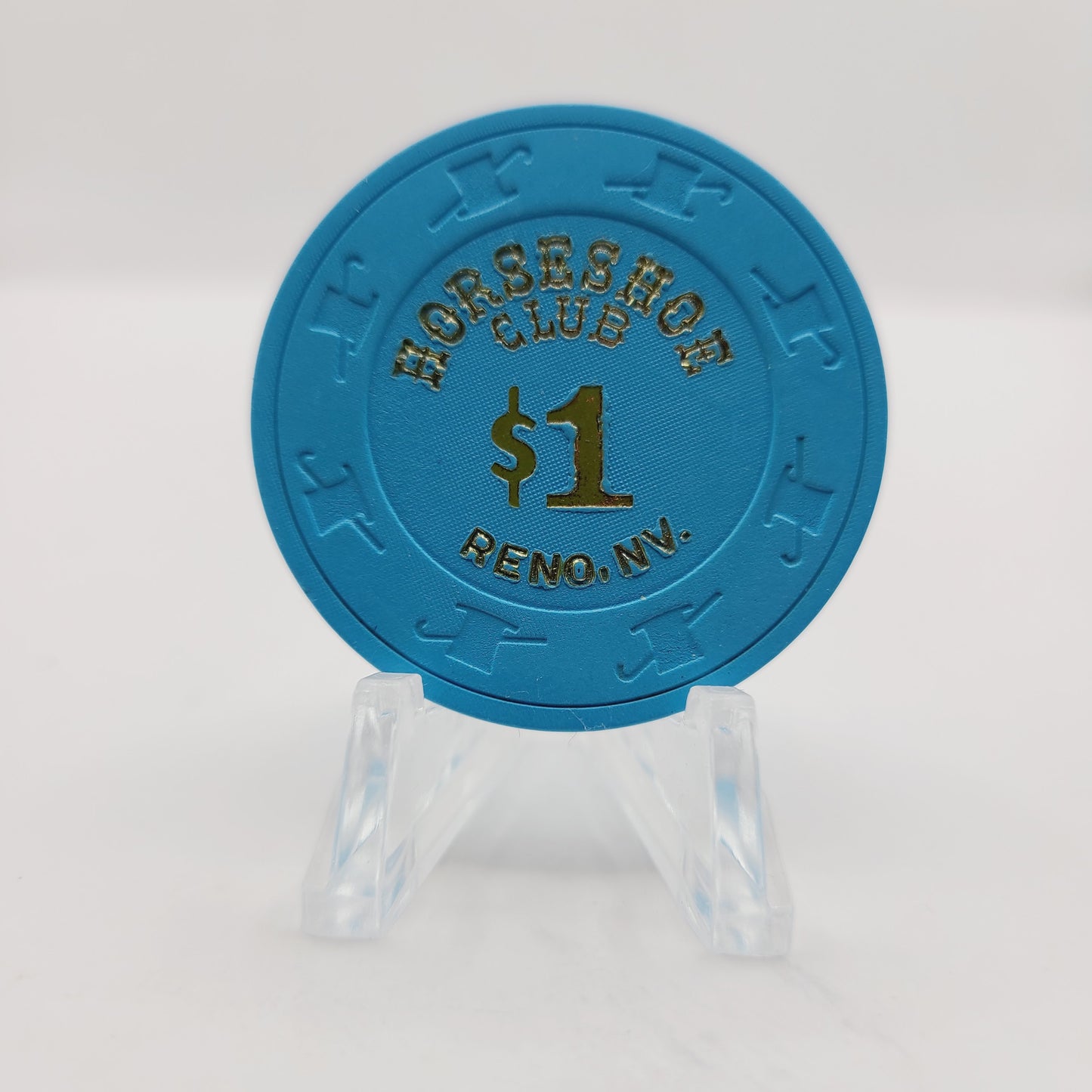 Horseshoe Club Casino Reno Nevada 1980's $1 Casino Chip N5189