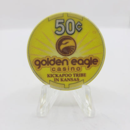 Golden Eagle Casino Horton Kansas $.50 Casino Chip