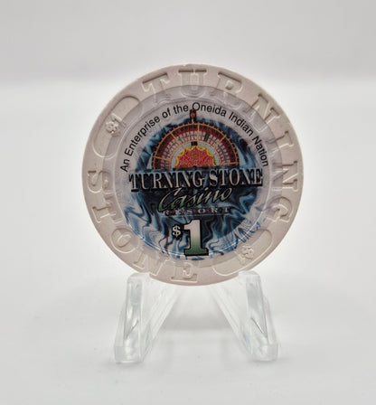 Turning Stone Casino Verona New York 1998 $1 Casino Chip