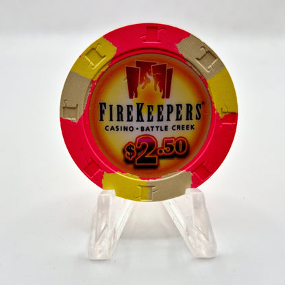 Firekeepers Casino Battle Creek Michigan 2009 $2.50 Casino Chip