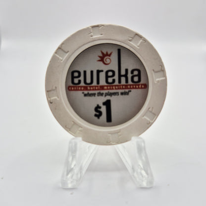 Eureka Casino Mesquite Nevada 2008 $1 Casino Chip E8508 *Circulated