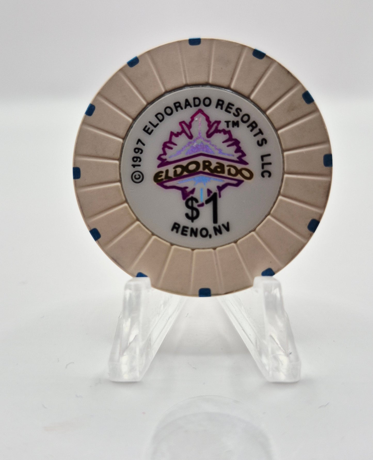Eldorado Resort Casino Reno Nevada 2003 $1 Casino Chip E0386