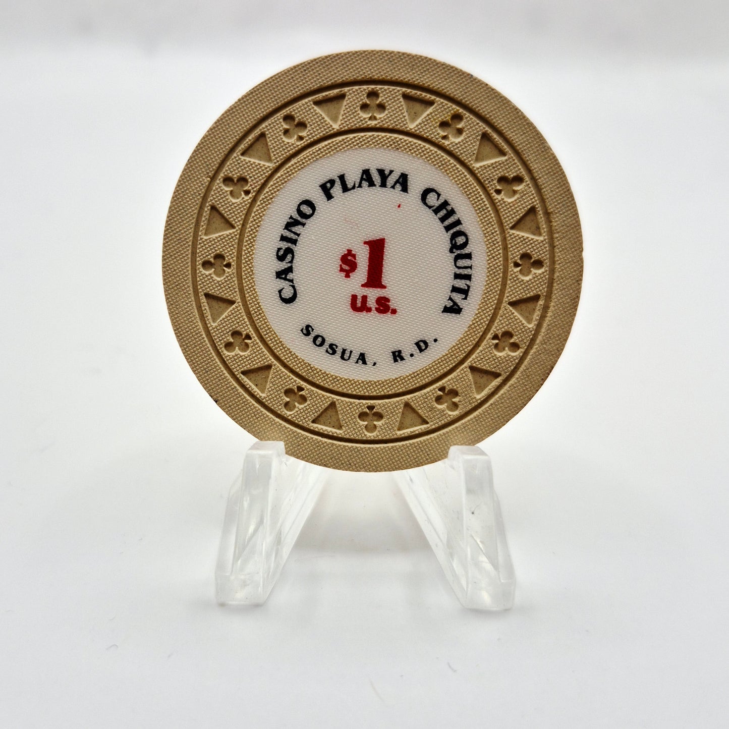 Casino Playa Chiquita Casino Sosua Dominican Republica $1 Casino Chip CG080179