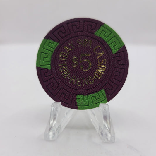 Holiday Spa Casino Reno Nevada 1971 $5 Casino Chip N5175