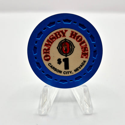 Ormsby House Casino Carson City Nevada 1972 $1 Casino  Chip N5415