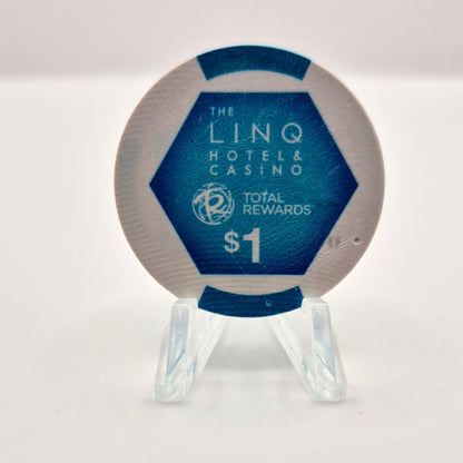 The Linq Hotel Casino Las Vegas Nevada 2014 $1 Casino Chip D1633 (Total Rewards)