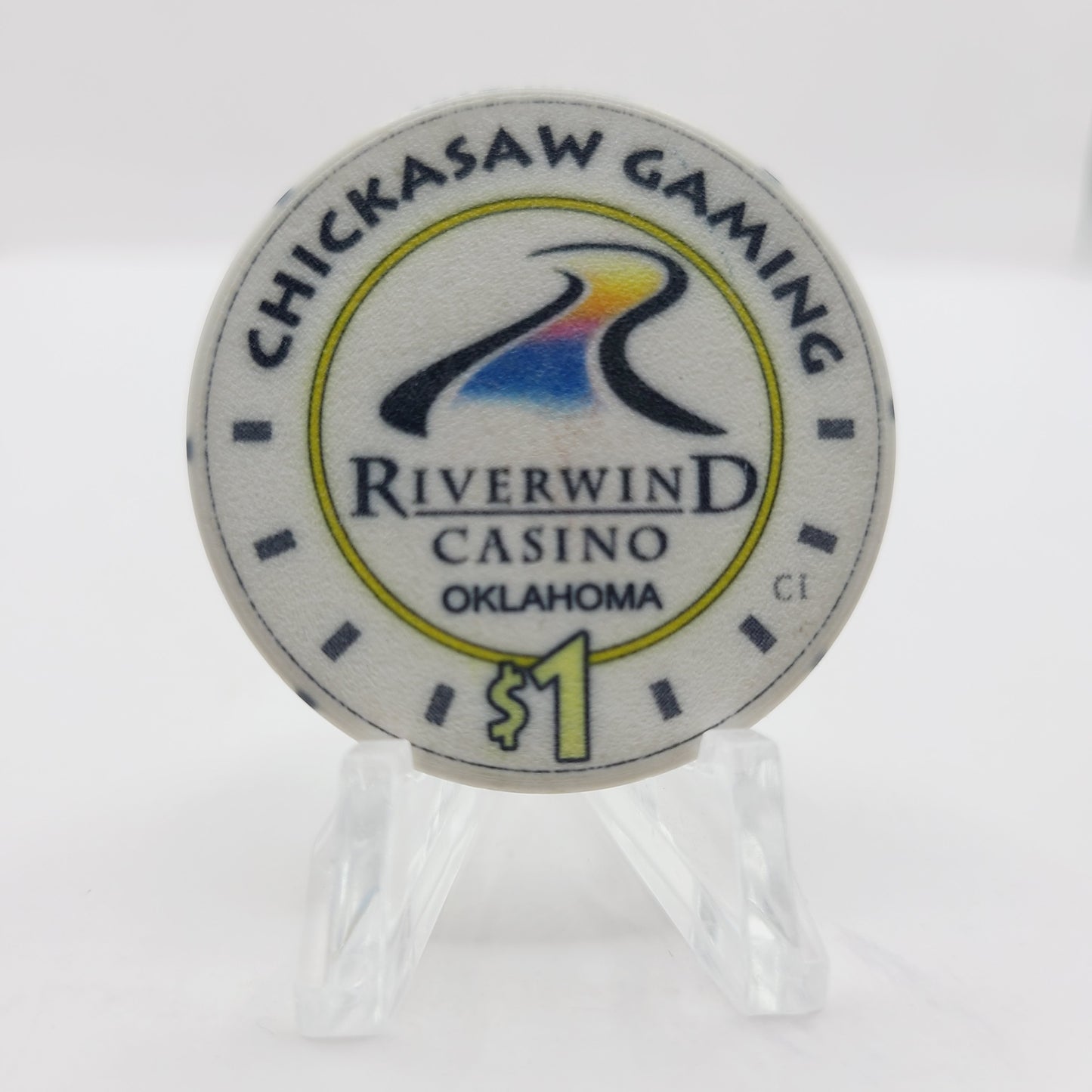 Riverwind Hotel Casino Norman Oklahoma $1 Casino Chip