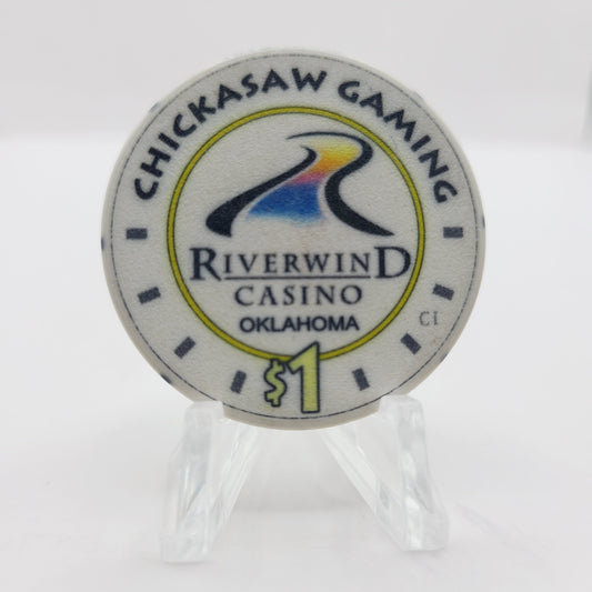 Riverwind Hotel Casino Norman Oklahoma $1 Casino Chip