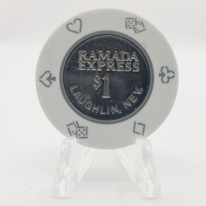 Ramada Express Hotel Casino Laughlin Nevada 1988 $1 Casino Chip N3432