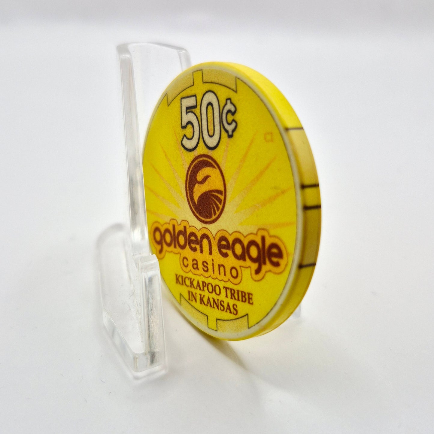 Golden Eagle Casino Horton Kansas $.50 Casino Chip