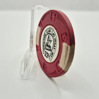Horseshoe Club Binion's Las Vegas Nevada 1950's $.25 Casino Chip N1775