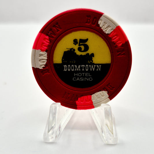 Boomtown Casino Reno/Verdi Nevada 1975 $5 Casino Chip N4614 *Circulated