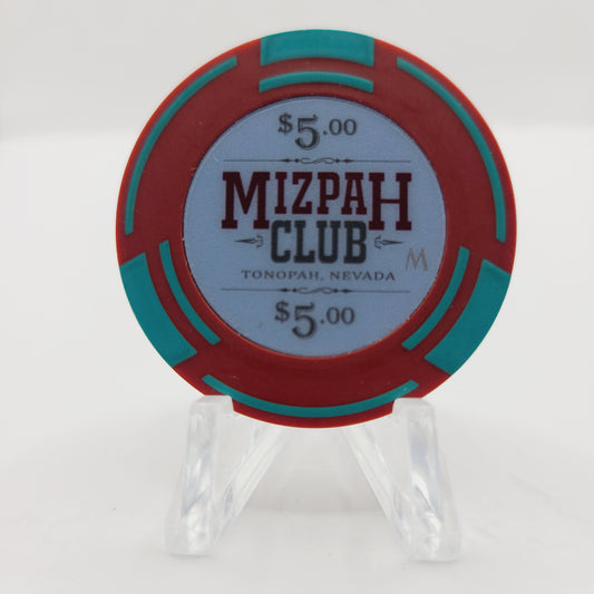 Mizpah Club Casino Tonopah Nevada 2016 $5 Casino Chip D2320
