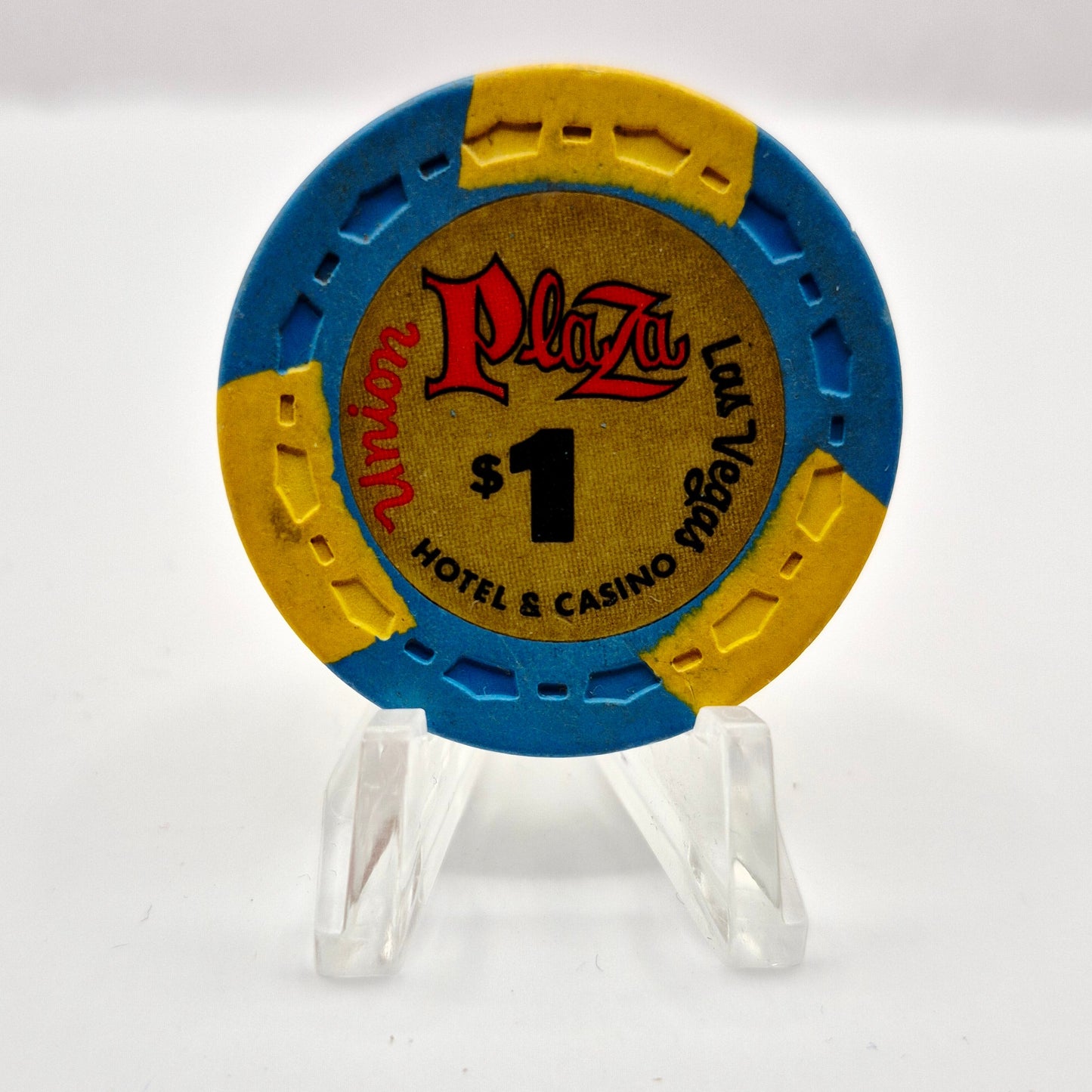 Union Plaza Hotel Casino Las Vegas Nevada 1971 $1 Casino Chip N2285