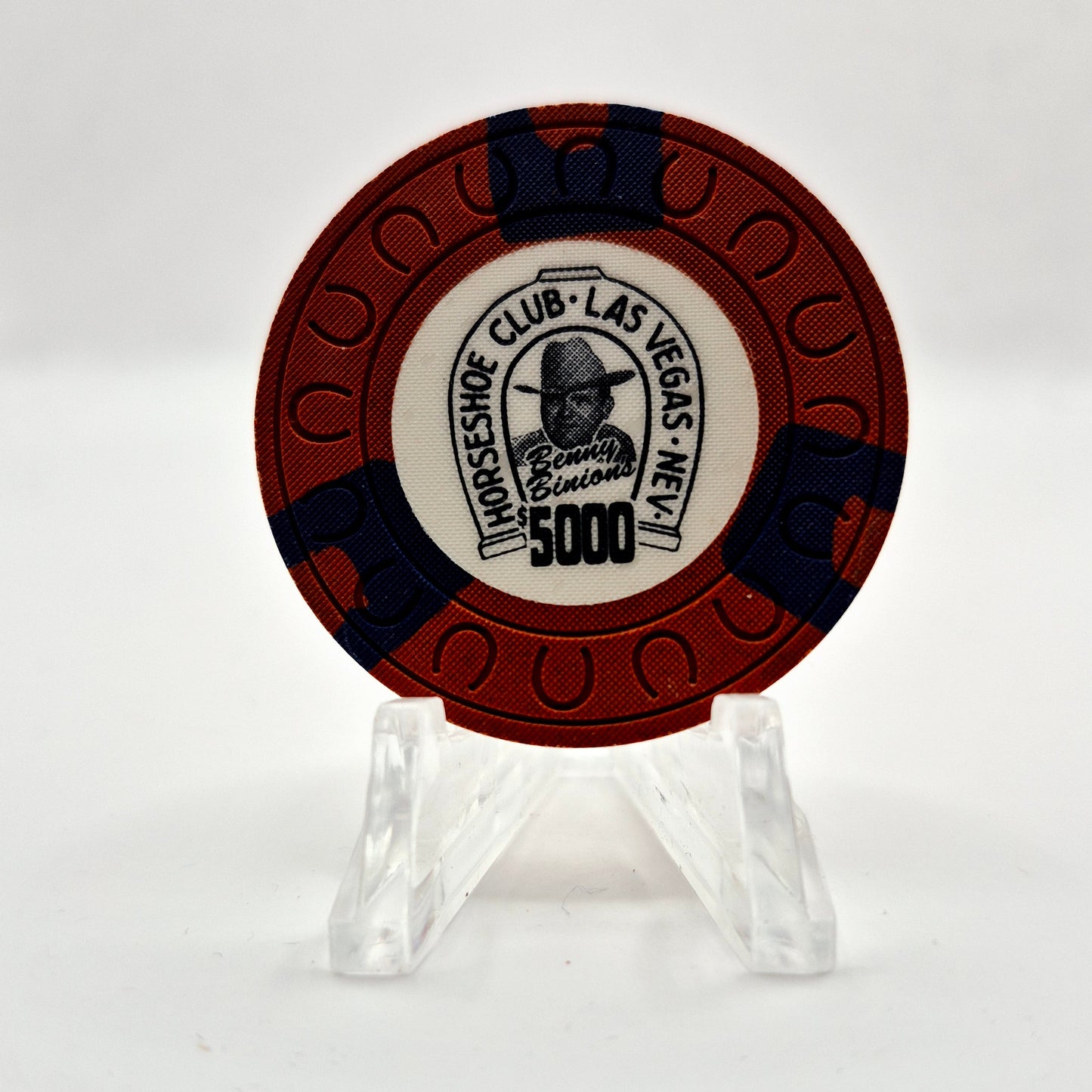 Binion's Horseshoe Casino Las Vegas Nevada $5000 Casino Chip E7175 UNC
