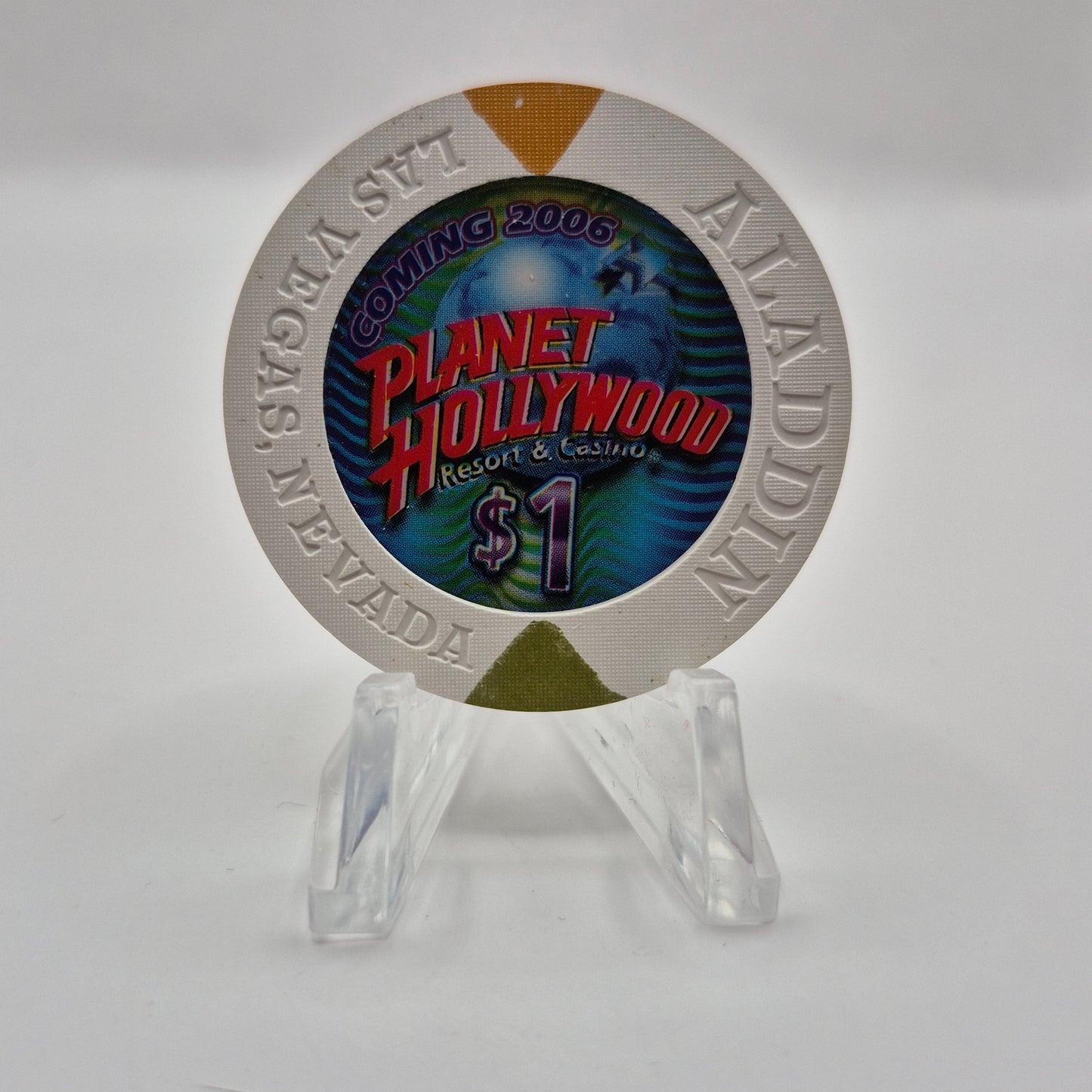 Aladdin Resort Casino Las Vegas Nevada 2005 $1 Casino Chip E4400
