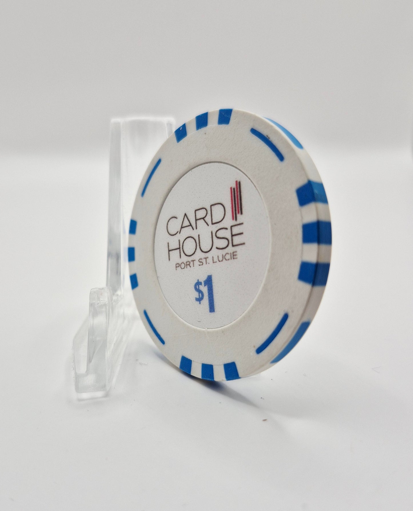 Card House Card Room Port St. Lucie Florida $1 Casino Chip