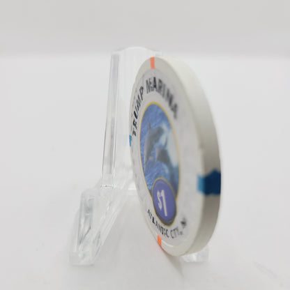 Trump Marina Hotel Casino Atlantic City New Jersey $1 Casino Chip