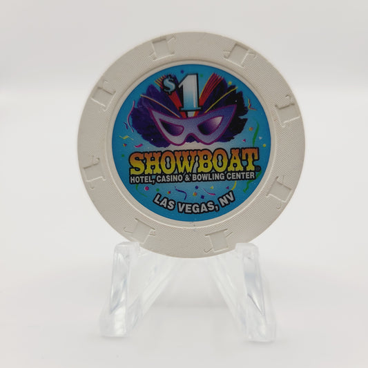 Showboat Hotel Casino Las Vegas Nevada 1996 $1 Casino Chip N1461