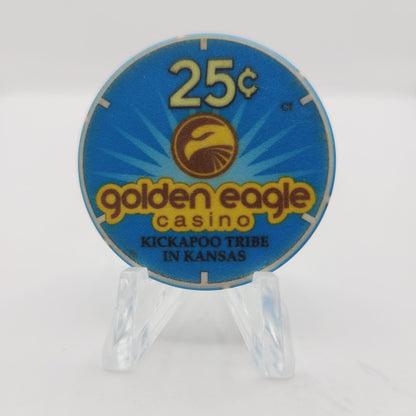 Golden Eagle Casino Horton Kansas $.25 Casino Chip