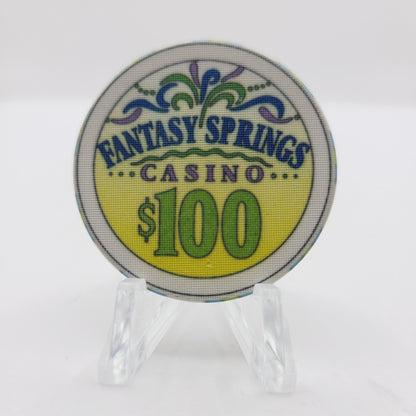 Fantasy Springs Resort Casino Indio California $100 Casino Chip